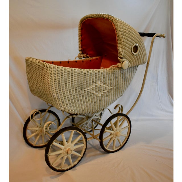 Vintage Cartoy Wicker Baby/Doll Carriage Chairish