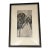 Heron, Original Limited Edition Black & White Print by California Artist Stephanie Martin, Framed For Sale