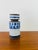 Vintage 1960s Danish Modern Style Blue & White Studio Pottery Vase For Sale - Image 4 of 6