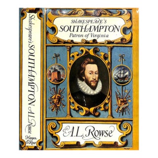 "Shakespeare's Southampton: Patron of Virginia" 1965 Rowse, a.l. For Sale