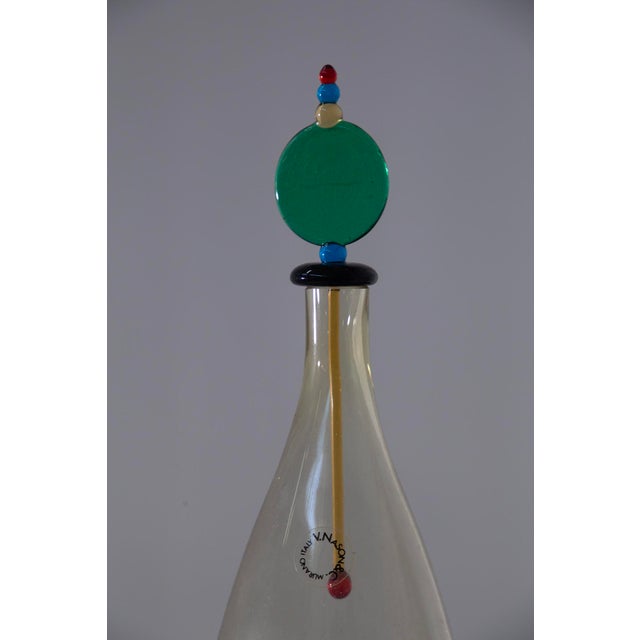 Yellow Artistic Bottle in Murano Glass from Carlo Nason, 1980s For Sale - Image 7 of 10