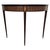 Mid-Century Italian Demi Lune Wood Inlay Wall Console or Side Table, 1960s For Sale - Image 9 of 9
