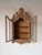 1970s Italian Hollywood Regency Carved Wood Two-Door Hanging Wall Cabinet For Sale - Image 4 of 13