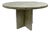 Vintage Round White Granite Coffee Table, 1970s For Sale