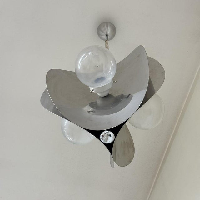 Modernist Space Age Pendant Lamp, 1970s For Sale - Image 10 of 11