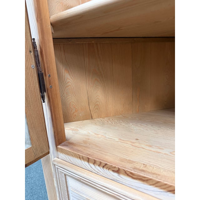 Rustic Pine Curio Corner Cabinet For Sale - Image 12 of 12