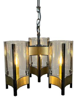 Vintage Italian Uragano/Hurricane Chandelier by Gaetano Sciolari