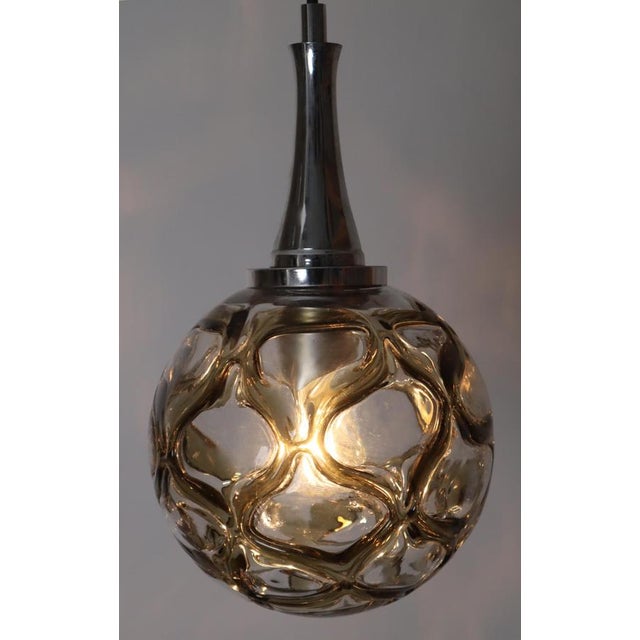 Murano Glass Pendant Lamp from Doria Leuchten, Germany, 1960s For Sale - Image 6 of 14