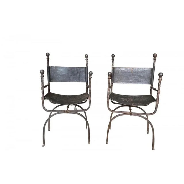 Pair of Spanish 18th Century Armchairs For Sale - Image 6 of 13