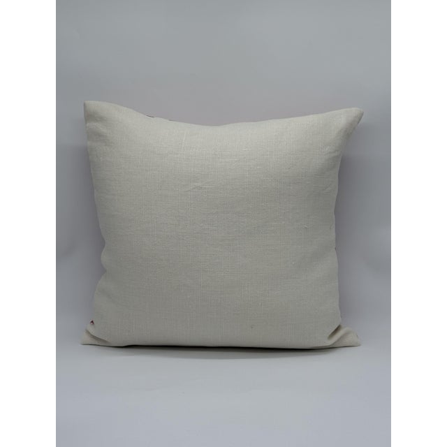 Add a pop of modern geometric color to any room with this Kravet x Jonathan Adler raspberry colored pillow cover. This...