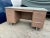 Mid-Century Modern Vintage General Fireproofing Company Metal Tanker Desk For Sale - Image 3 of 13