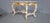 A very good French console table, painted in dark cream with parcel gilding, in very good overall condiiton. 29"high 47"...