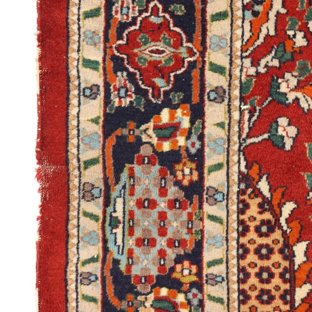 Antique Lahore Rug in Cotton & Wool, India For Sale - Image 6 of 11