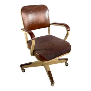 Industrial United Chair Co. Vintage Desk Chair For Sale