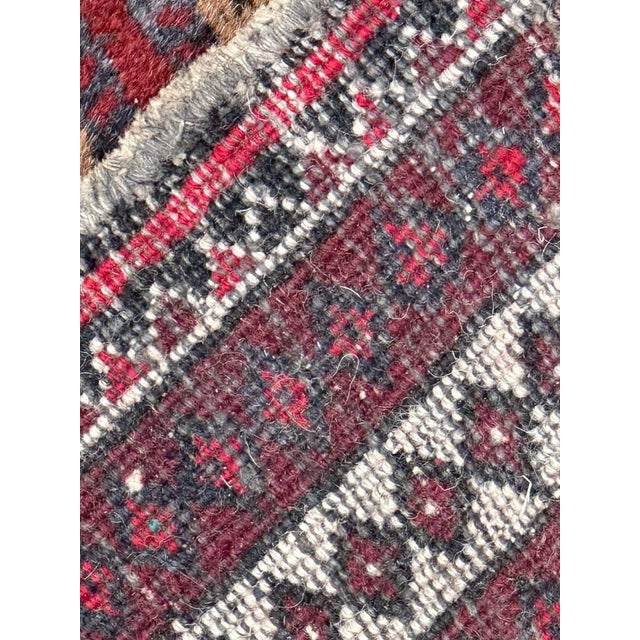 Small Vintage Baluch Rug, 1950s For Sale - Image 13 of 14