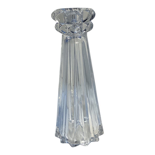 Early 20th Century Heavy Rosenthal Crystal Vase/Candleholder For Sale