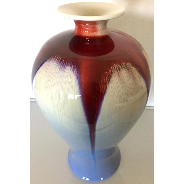 Late 20th Century Chinese Meiping Ceramic Vase For Sale - Image 4 of 5