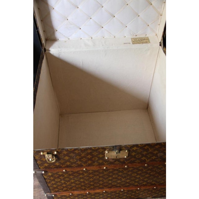 Cube-Shaped Trunk by Louis Vuitton, 1920s For Sale - Image 15 of 18