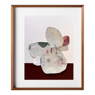 "Love Without Words 2" Original Mixed-Media Collage on Paper by Zac Woodiel For Sale