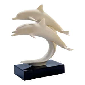 Mid 20th Century John Perry Dolphin Sculpture