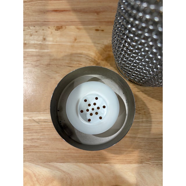 1960s 1960s Mid Century Modern Chrome and Glass Martini Shaker For Sale - Image 5 of 9