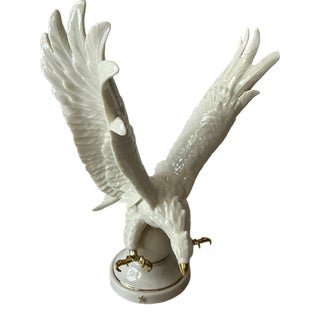 Vintage "The Lenox Ivory Eagle" Figurine Fine Porcelain (1995) Discontinued For Sale