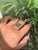 Natural Zambian Emerald 4.42 Ct May Birthstone Cocktail Ring in 18k Yellow Gold Size 7 For Sale In New York - Image 6 of 16
