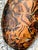 Brutalist Vintage Boho Artisinal Pigmented Plaster Scagliola Turtle Shell For Sale - Image 3 of 9