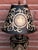 Vintage Ceramic and Metal Shade Table Lamp in the style of Versace, 1990s For Sale - Image 11 of 12