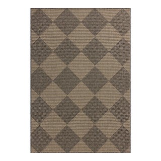Chris Loves Julia x Loloi Providence Graphite / Sand 2'-3" x 7'-7" Runner Rug For Sale