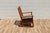 1940s Mission Style Solid Oak Rocking Chair | Arts & Crafts Wooden Rocker For Sale - Image 12 of 18