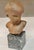 1950s Vintage French Terracotta Bust of a Child on Marble Plinth For Sale - Image 5 of 12