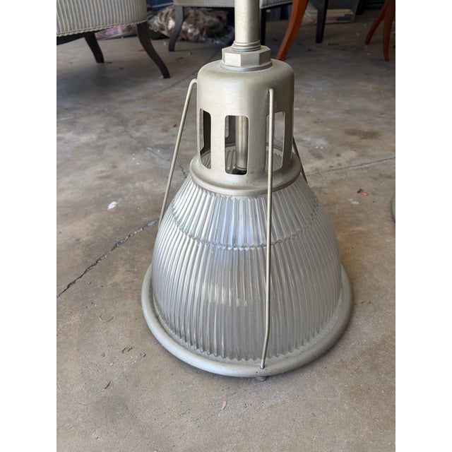 2000 - 2009 Urban Archaeology Industrial Prismatic Pendant Light Fixtures Pair For Sale - Image 5 of 5