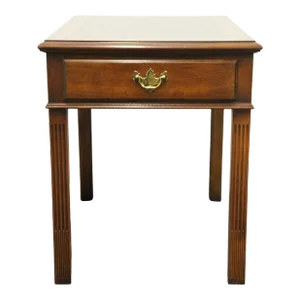 Hickory Chair Co. James River Collection Banded Mahogany Traditional Style 21" Accent End Table