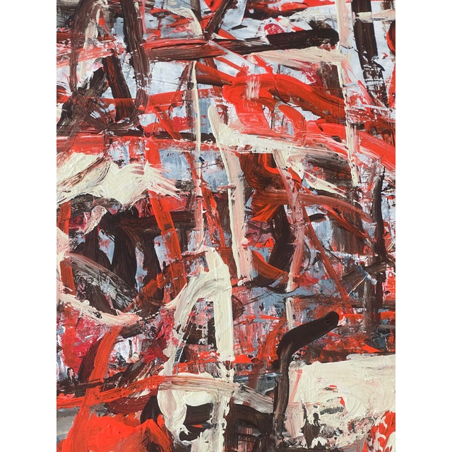 Mid 20th Century Kalm Original Impasto Abstract For Sale In Palm Springs - Image 6 of 9