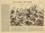 Prise de Puebla Mexico 1863 French Intervention Épinal Battle Print This dynamic French color lithograph illustrates the...
