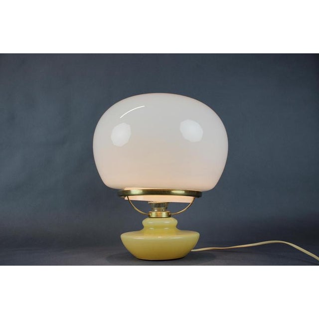 Large Mid-Century Modern Table Lamp from Valašské Meziříčí, 1960s For Sale - Image 6 of 9
