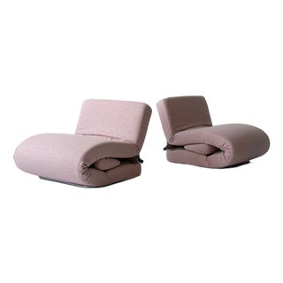 1970s Poppy Chairs Attributed to Antonio Citterio + Paolo Nava For Sale