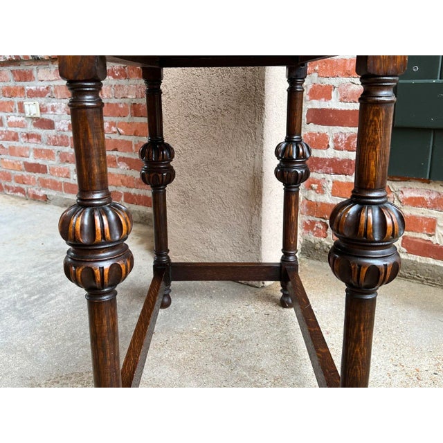 Antique English Hall Sofa Table Jacobean Carved Oak C1920 Chairish