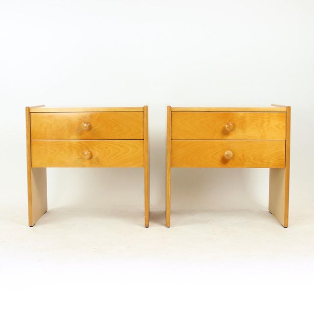 Vintage Square Bedside Tables from Up Závody, 1980s, Set of 2 For Sale - Image 14 of 14