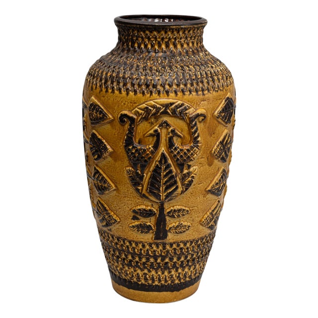 20th Century German 'W. Germany' Ceramic Vase For Sale