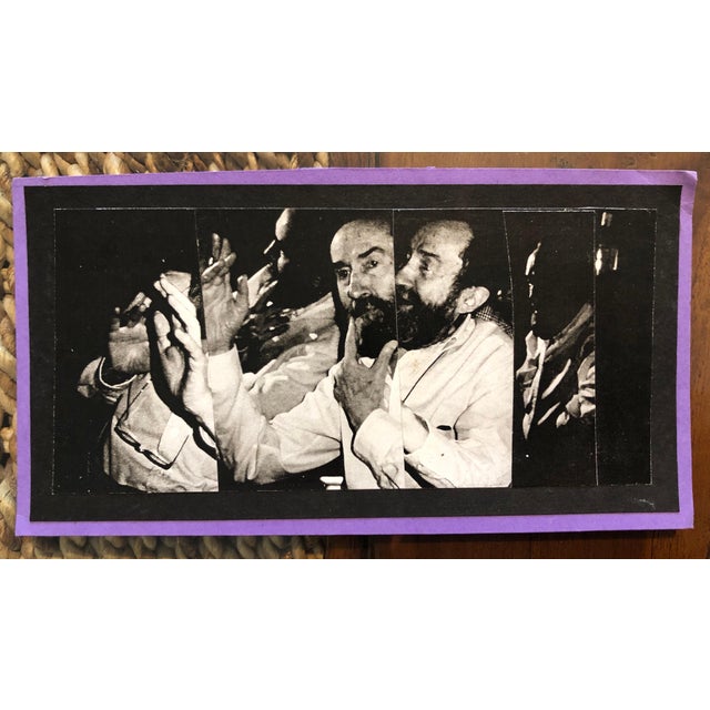 Paper Martin Sumers, Vintage Abstract Expressionist Hyman Bloom Photo Collage Assemblage Photograph For Sale - Image 7 of 9