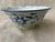 Vintage Blue and White Floral Chinese Bowl For Sale - Image 4 of 18