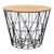 Ferm Living Wire Basket Accent Table For Sale