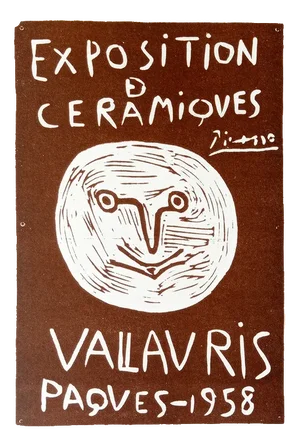 Pablo Picasso, Ceramic Vallauris, Lithograph, 1959