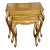 Vintage Weiman Gold Leaf Nesting Tables - Set of 3 For Sale