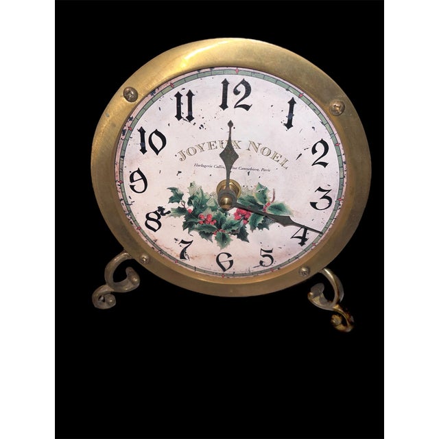 The Timeworks Clock Vintage Winter Berry Ball Watch is a beautiful desk clock designed in a timeless antique style. The...