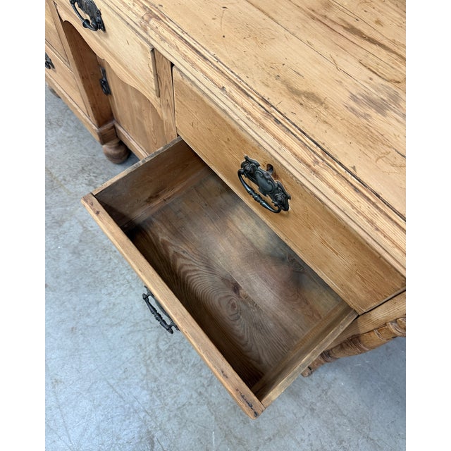 Victorian English 2-Part Buffet For Sale - Image 15 of 18