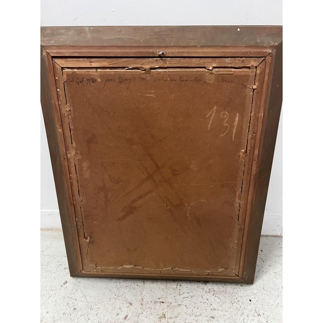 Yves Diey, Woman with Bare Shoulders, Bust Portrait, 1920s, Watercolor For Sale - Image 14 of 16