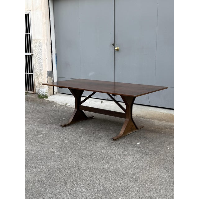 Rosewood Table by Gianfranco Frattini for Bernini, 1960s For Sale - Image 10 of 10
